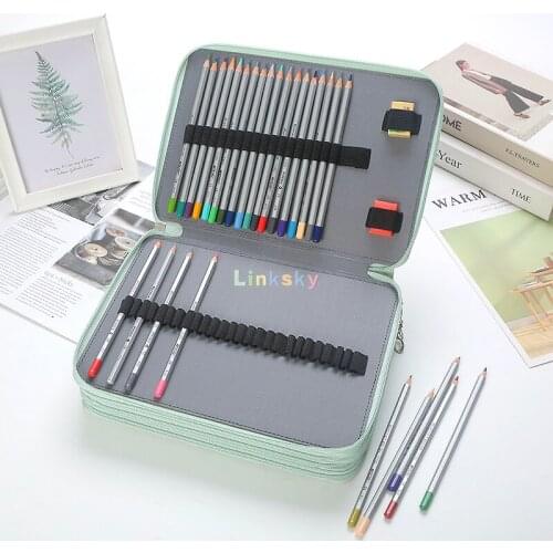 200/252 Slots Pencil Case School Pencilcase for Girls , Stationery Bag high-capacity, Office Pouch Kit Supplies