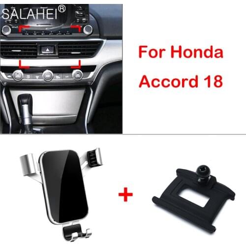 Mobile Phone Holder For Honda Accord 10 2018 Navigation Stand Interior Dashboard Phone Seat Car Accessories Mobile Phone Holder