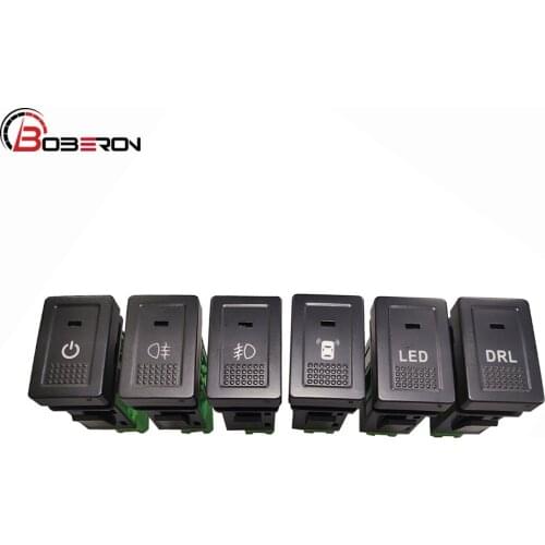 For Suzuki SX4 Swift Grand Vitara 2006-2012 Auto LED Front Rear Fog Light Radar DRL Power Switch Accessories