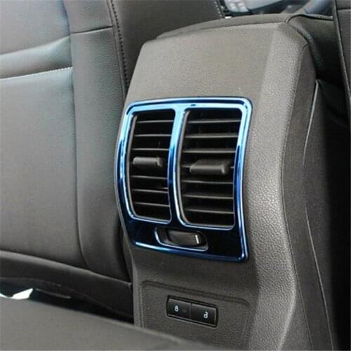 EAZYZKING Car styling rear air vent decoration cover outlet trim case for ford kuga escape 2013 2014 2015 Car Accessories