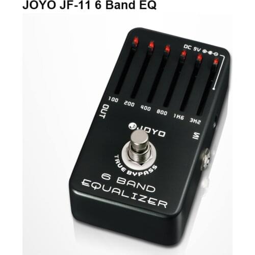 Joyo JF-11 6-Bands Equalizer effect Pro Guitar AMP Effect Pedal True Bypass , Electric Bass Dynamic Compres