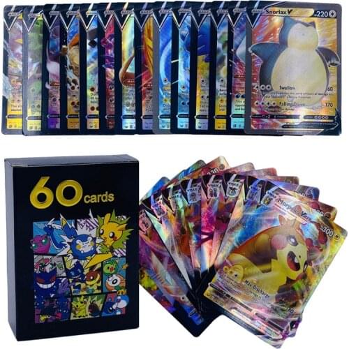 TOMY Pokemon cards GX tag team EX Mega Vmax shinny card Game Battle Carte Trading Best Selling Children Toy