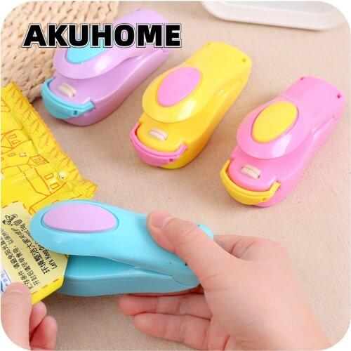 Kitchen Accessories Tools Mini Portable Food Clip Heat Sealing Machine Sealer Snack Bag Dropshipping 2021 Best Selling Products