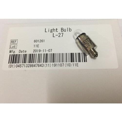 Neitz L27 Ophthalmic Instrument bulb Rated Value: 4V2.6W Used for: RX-2, RX-RC, RX-RP