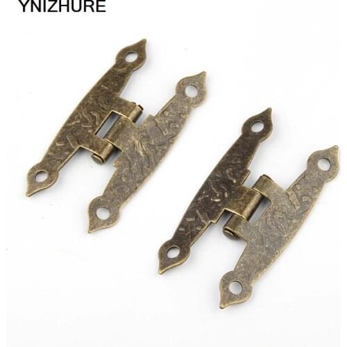 20pcs 56*33mm Couplings Flat Antique for Cabinet Trunk Jewelry Storage box Furniture Hardware Door Drawer Jewellery Accessories