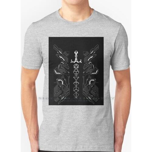 Subtle Nerd Polyhedral Dice Sword Futuristic T Shirt 100% Pure Cotton And Dnd D And D 80s Dice Sword Tabletop Rpg Trpg Dice