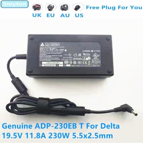 Original DELTA ADP-230EB T 230W 19.5V 11.8A Power Supply AC Adapter Charger For MSI GT780DX-277US MS-16F3 GT70 0NC-002US Laptop