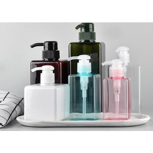 Portable Travel Dispensing Soap Bottle Large-capacity Push Shampoo Shower Gel Bottle Household Bathroom Daily Necessities