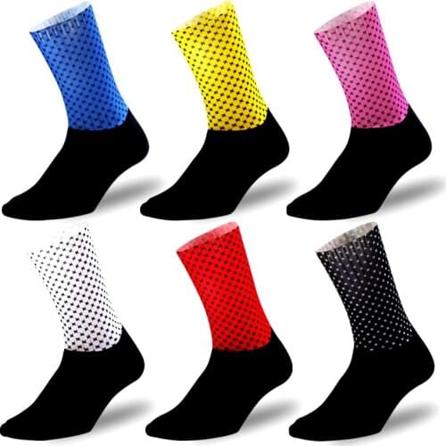 2020 Hot Professional Sports Socks Anti Slip Breathable Men Women Cycling Running Football Basketball Outdoor Bicycle Bike Socks