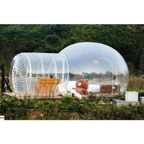 Clear Bubble Tent Rainproof inflatable transparent bubble house star house tent Air Dome Tent outdoor Camping hotel Backyard