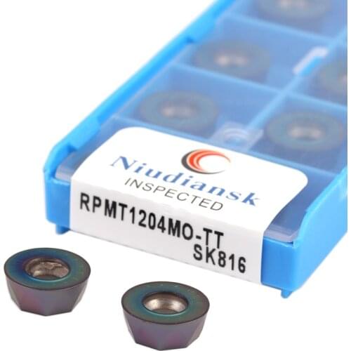 RPMT1003MO-TT SK816 Carbide Hardened Steel Inserts RPMT1204MO-TT SK816 Milling Turning Tools CNC Lathe Tools Round Steel Cutter