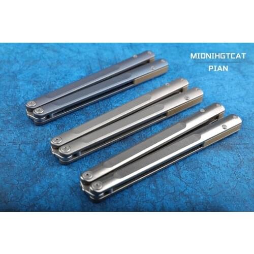 Maxace SCORPIUS Titanium alloy handle M390 handle butterfly practice cross flower performance decompression and relaxation tool