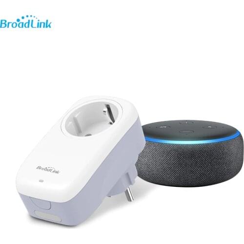 BroadLink SP4L-EU WiFi Smart Plug Socket EU Works with Alexa, Google Home, Siri, IFTTT