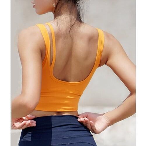 CretKoav Sexy Rupture Style High Impact Sports Bra Push Up Workout Yoga Bra Tops Gym Fitness Running Brassiere Women Sport Vest