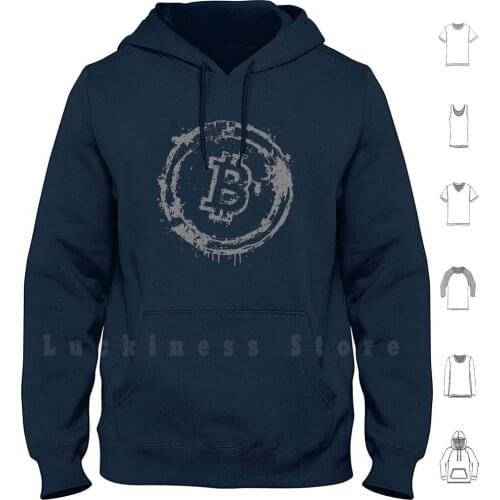 Bitcoin Grey hoodies Bitcoin Crypto Cash Code Mining Cryptocurrency Grey