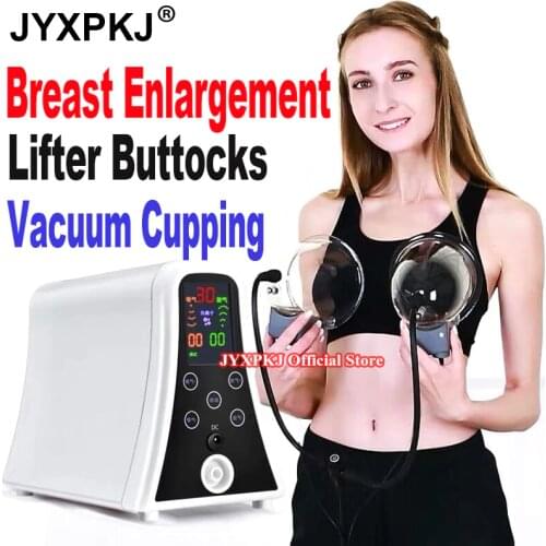 Buttocks Lifter Cup Vacuum Breast Enlargement Bust enhancement Pumps therapy cupping massager bigger butt hip enhancer machine