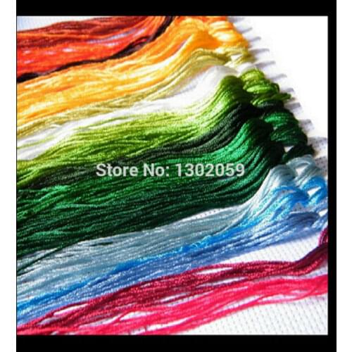 Available 67 pieces Cross Stitch Embroidery Silk Floss Thread--You Can Choose Any Colors And Quantity Freely