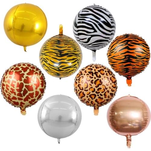 Silver Gold 4D Foil Balloon 10/18/22Inch Helium Globo Metallic Balloons Birthday Party Decor Wedding Baby Shower Toy Gift