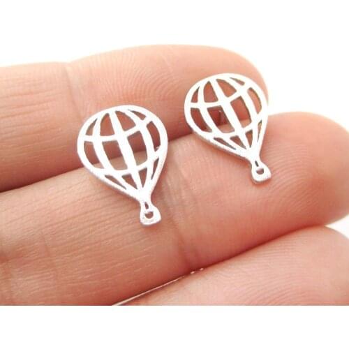 Hot Air Balloon Earrings For Women Jewelry Stud Earring