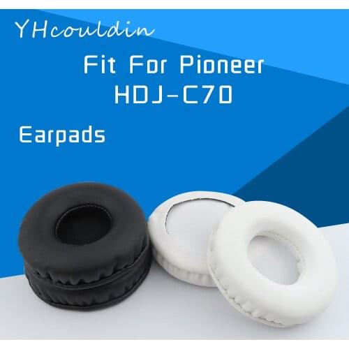 YHcouldin Earpads For Pioneer HDJ-C70 Headphone Accessaries Replacement Wrinkled Leather