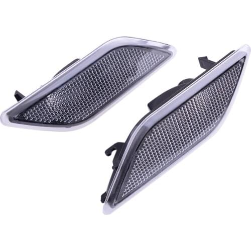 1 Pair White Lens Side Marker Fender Light Turn Signal Lamp Cover Housing Fit For Mercedes Benz W212 E300 E350 E550 E63 AMG