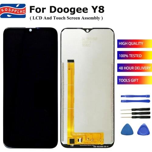 6.1" For Doogee Y8 LCD Display + Touch Screen Sensor Digitizer Assembly Replacement For DOOGEE Y8 Cell Phone High Quality Part