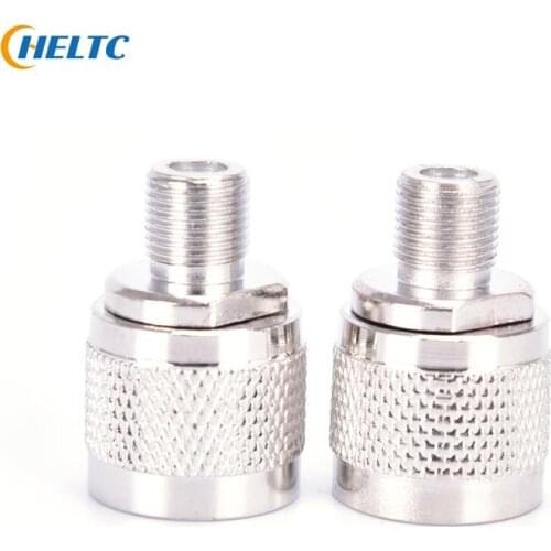 3CM RF Connector N Male Plug Male Pin To F Female Jack Adapter Signal Metric Adapter