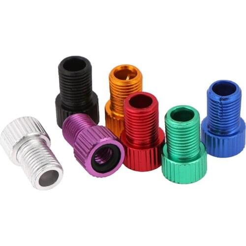 5Pcs Presta Schrader Bicycle Valve Adapter Air Pump Road Bike Tire Gas Tube Tool