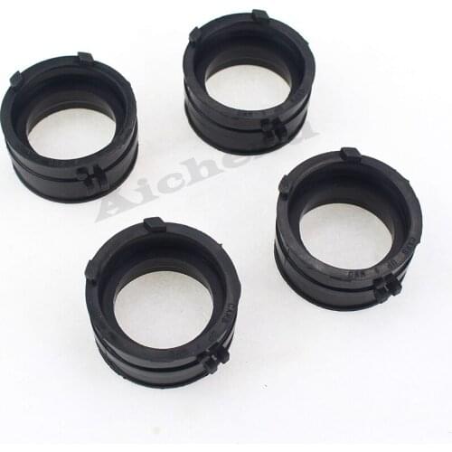 ACZ Motorcycle 4pcs Carburetors Interface Rubber Carburetor Pad Intake outlet Manifold For Honda CBR893RR CBR919RR 1992-1997