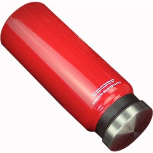 Large Capacity Portable Vacuum Mug with Leather Cover Portable 304 Stainless Steel Kettle Sealed Leak-Proof Big Belly Cup