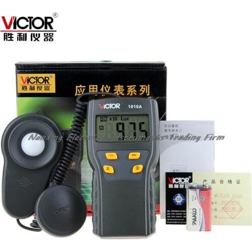 Fast arrival VICTOR illuminance meter VC1010A meter meter lumens tester illuminance meter brightness table