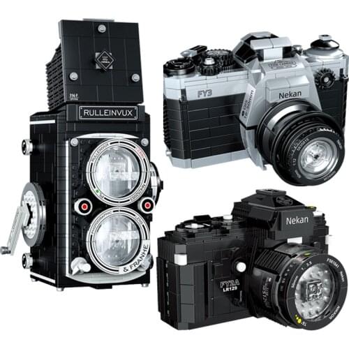Retro blocks Camera Retro Collecting Toys