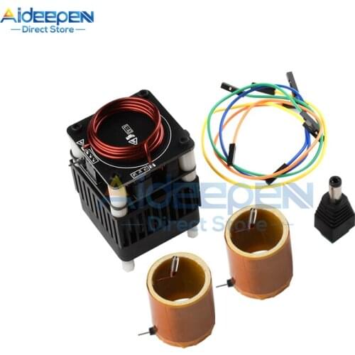 DC 36V-48V Tesla Hfsstc Coil Electronic Candle High Frequency Plasma Flame 10 Minutes Version