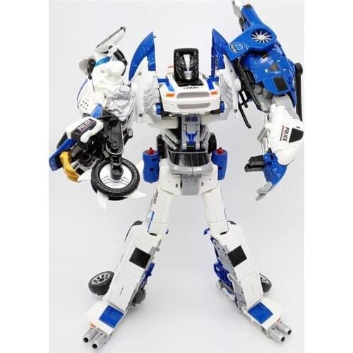 5 IN 1 Big Size 40CM Alloy Transformation Toy Boy Cool Robot Car Combintion Action Figure Motorcycle Aircraft Tank Model Kid Toy