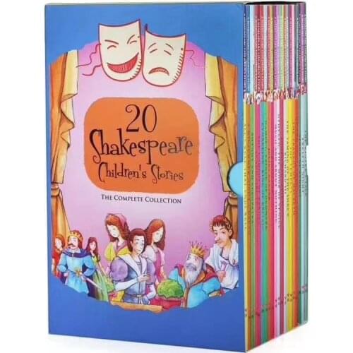 20 Books/Set The Shakespeare Childrens Stories Book Interesting Story Childrens Picture English Books Kids Learning Toys