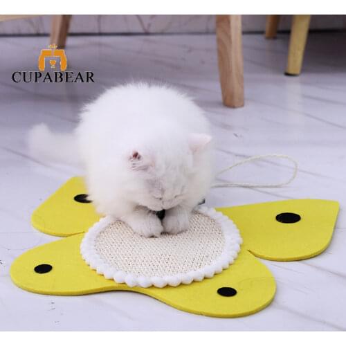 Cat Scratcher Post Dwarf-free Sisal Scratching Pad for Kitten Funny Toy Hanging Furniture Protector Grinding Claws Supplies