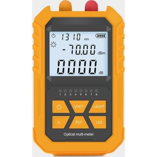 Multi-functional Mini Optical Power Meter 4 In1 Network Cable Test Optical Fiber Tester 1mw with 5km Visual Fault Locator
