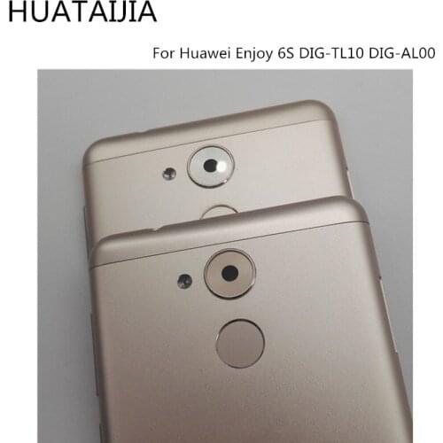 New Battery Cover For Huawei Enjoy 6S Battery Back Cover back Cover Housing DIG-TL10 DIG-AL00 with lens and side key