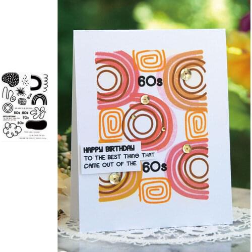 Birthday card trinkets New Metal Cutting Dies Stamps Scrapbook Diary Decorationl Embossing Template DIY Greeting Card Handmade