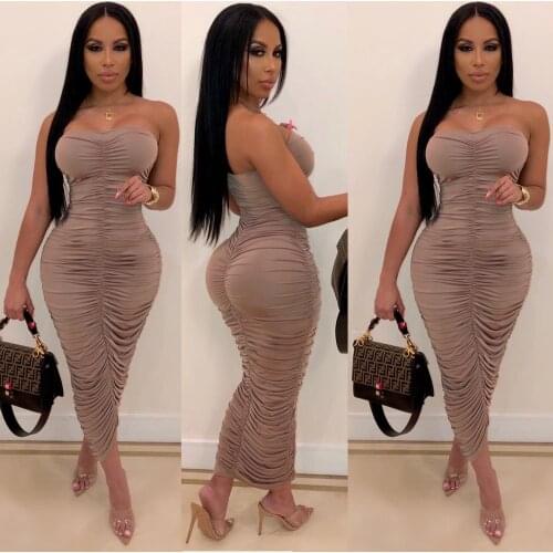 Echoine pleated dress