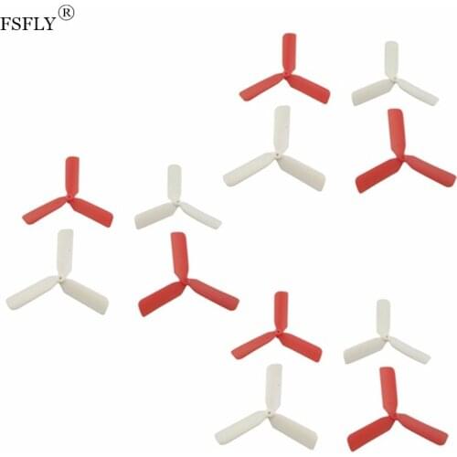 12 Pcs 3 Sets 3-Blade CW CCW Propellers For Hubsan X4 H107 H107C H107L H107D H108 H108C RC Quadcopter Drone