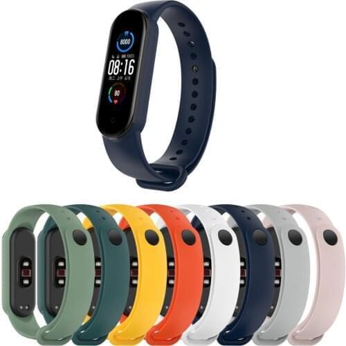 For Xiaomi Mi band 6 Wristbands Colorful Smart Strap Bracelet For Xiaomi miband 5 6 NFC Smart band Replacement Belt Accessories