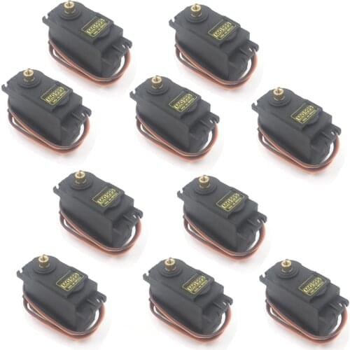 10PCS 13KG 15KG Servos Digital MG995 MG996 Servo Gear for Futaba JR Car RC Model Helicopter Boat For Arduino UNO diy
