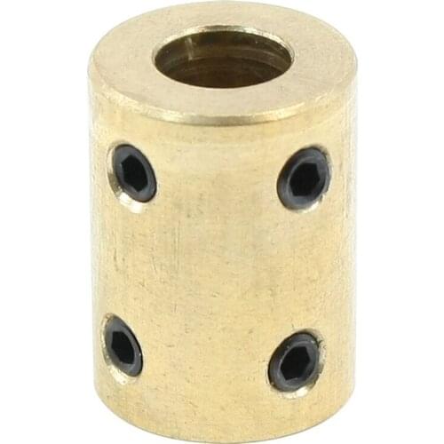 Robot shaft 8mm coupler copper motor rigid coupling tight screws