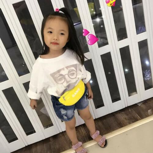 Sweet Baby Girl Kid Fashion Waist Bag PU Cross Body Princess Purse Mini Bag Cute Lovely Girl Chest Bag