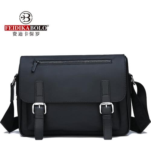 High Quality Man Bag Oxford Cloth Retro Mens Shoulder Bag 2021 New Fashion Simple Casual Bag Hot Selling Business Messenger Bag