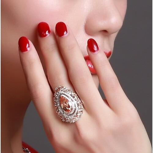 YLMyself Rings With Crystals