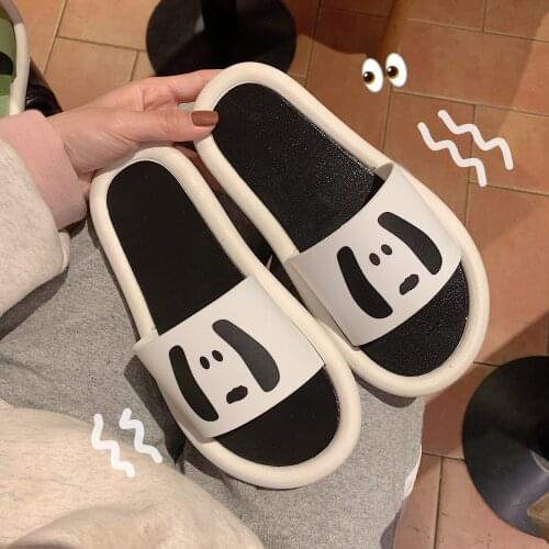 Slippers female summer 2021 new retro style Korean version of simple cute non-slip soft bottom sandals and slippers