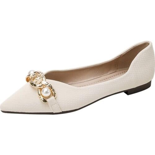 Flat Shoes Women Fall 2021 Ladies New Pointed Soft Fashion Flat Shoes Flat Shoes Ladies Dress Shoes Large Size 41 42 43