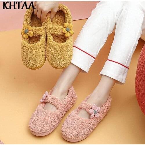 Winter Fluffy Cartoon Cute Slippers Home Women Shoes Comfortable Soft Bedroom Slipper Ladies Indoor Flat Female Footwear 2021
